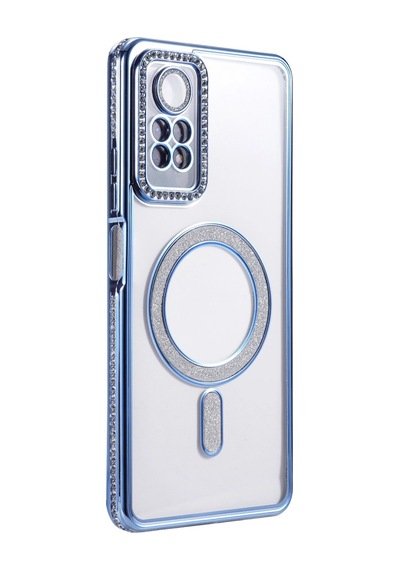 Xiaomi Redmi Note 12 Pro 4g Joke Simli Magneticsafe Kılıf Mavi