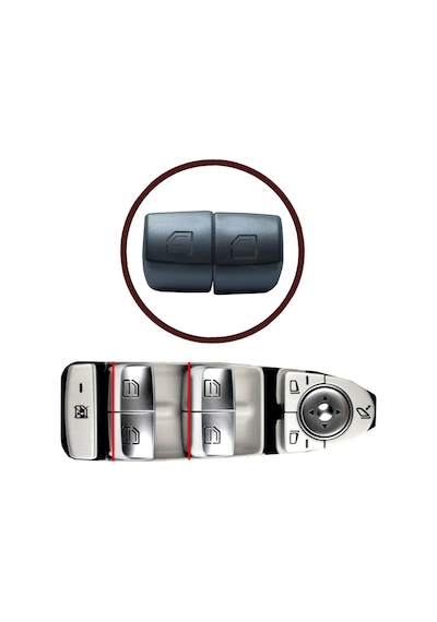 Cam Açma Düğme Kapağı A2229056800 Mercedes C Class W205 W253 İçin