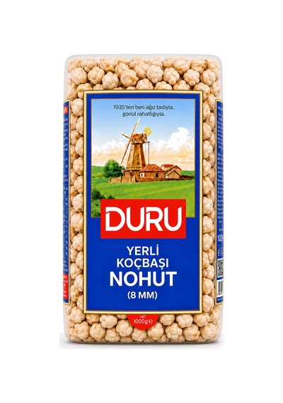 Duru Yerli Koçbaşı Nohut 1 Kg - 7 Adet Tarı