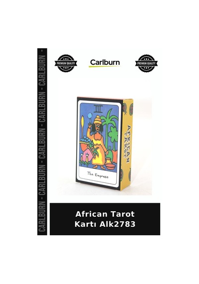 Özel Üretim Mistik Koleksiyon Kahin African Tarot Kartı Alk2783