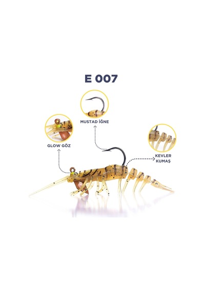 Caretta Sakura Shrımp 6,5g 76mm E 007