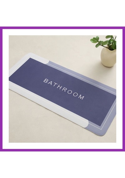 Bezos Dikdörtgen Su Emici Banyo Paspası 116 X 37.5 Cm Elastik Bty Çok Renkli