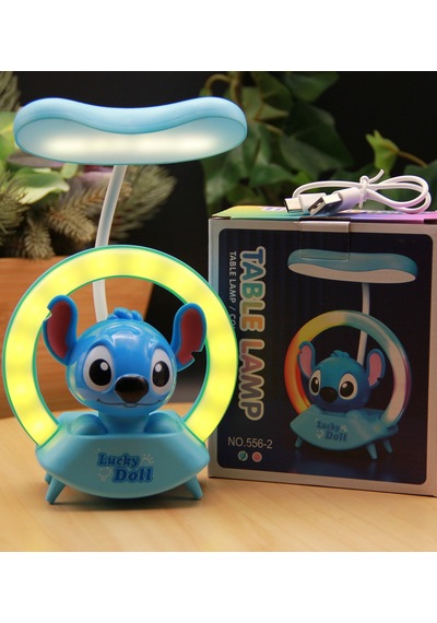 Mavi Stitch Gece Lambası Şarjlı