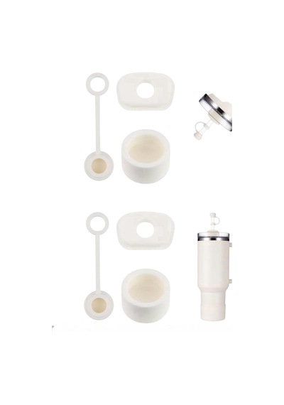 1 Set 3 Parça Bej, Pipet Tıpası 40 Ve 30 Oz Termos İçin Sızdırmaz Seti,bej