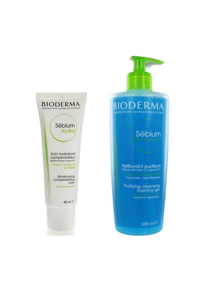 Bioderma Sebium Hydra Krem 40 ML + Sebium Yıkama Jeli 500 ML