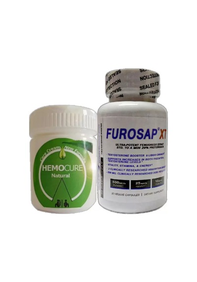 Hemocure Cream 50 Ml Özel Karışıım Krem + Furosapxt Erkeklere Özel 30 Lu