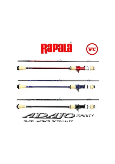 Rapala Adajo İnfinity 190cm 400gr Aksiyonlu Siyah Tetikli Slow Jig Kamışı