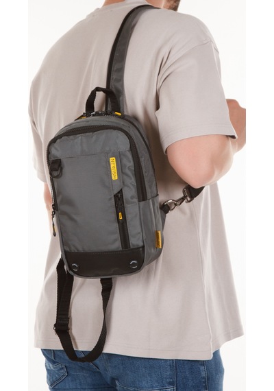Newısh Polo Accessorıes Unisex Impertex Kumaş Suya Dayanaklı Omuz Ve Mini Sırt Çantası Gri
