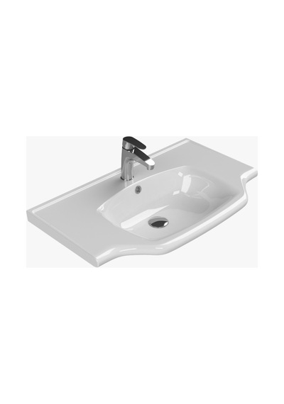 Şık Görünüm Ve Dayanıklı Malzeme İle 80x48 Cm Lavabo 508 Yeşil