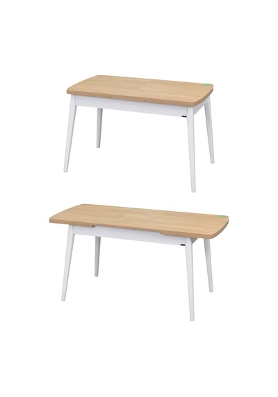 Vilinze Eames Sandalye Avanos Ahşap Mdf Açılır Mutfak Masası Takımı - 70x120+30 Cm Beyaz Vilinze Eames Sandalye Avanos Ahşap Mdf Açılır Mutfak Masası Takımı - 70x120+30 Cm Beyaz