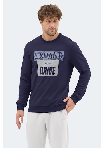 Slazenger Rubıo 2 Li Set Erkek Sweatshırt Siyah - Lacivert