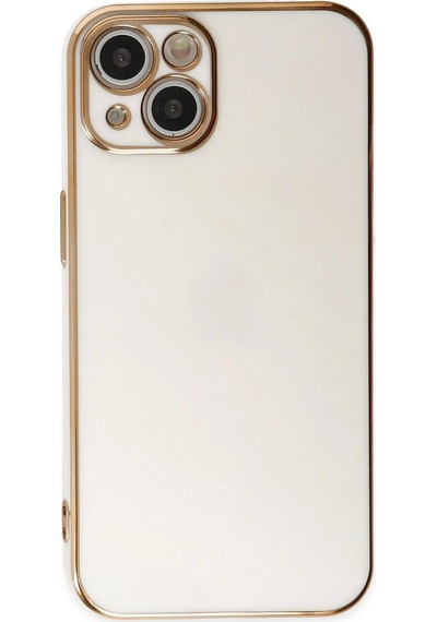 Ilkeshop Newface Apple iPhone Uyumlu 14 Plus Kılıf Volet Silikon - Beyaz