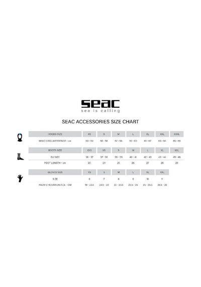 Seac Sub Corap Anatomıc Hd 5 Mm (554926502) Çok Renkli
