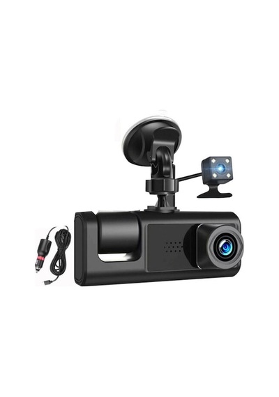 Aoyingnettech Yurt Yönlü 3 Kameralı Araç Dvr Kayıt Cihazı - 1080p Hd İç/dış Kamera