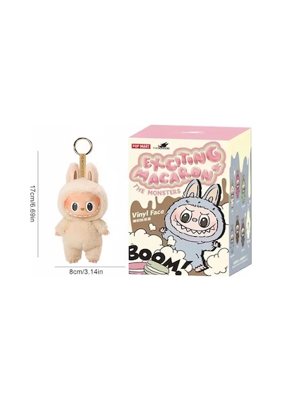 Yüksek Kaliteli Labubu Kör Kutu Anime Figürü Kolye Akın Modeli Oyuncak Canavar Labubu1d-e With Box Labubu1d-e