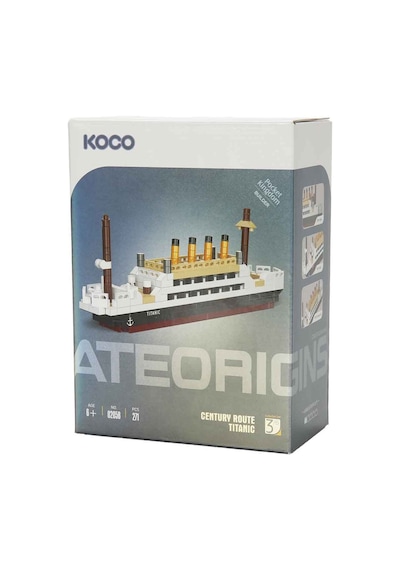 Titanic Yapım Seti 271 Parça Mini Model 13,5 Cm Resimli Talimatlı Yapı Oyuncak Seti