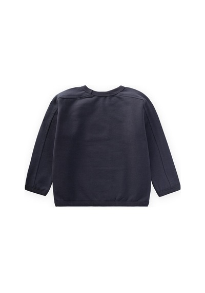 Cigit Nakışlı Sweatshirt 1-7 Yaş Antrasit Antrasit