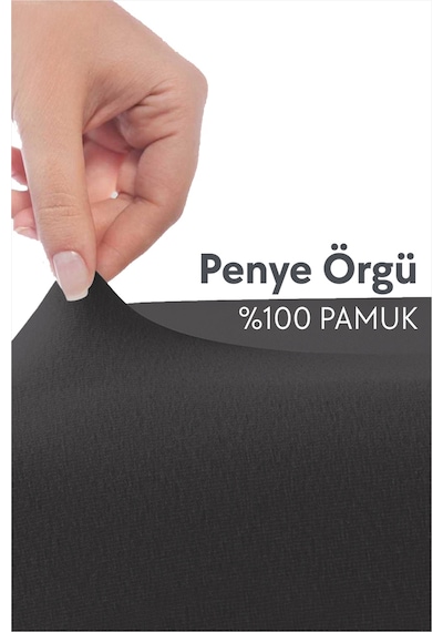 Calmera | %100 Pamuk Penye Lastikli Çarşaf | Çift Kişilik |