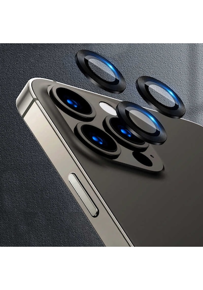 Apple Uyumlu iPhone 11 Pro Zore Cl-07 Kamera Koruyucu-siyah Siyah