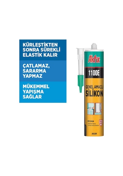 Akfix 1100e Genel Amaçlı Silikon