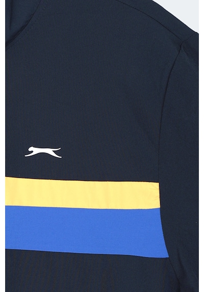 Slazenger Rencor Erkek Dik Yaka Fermuarlı Lacivert Sweatshırt