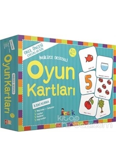Oyun Kartları İngilizce Destekli İlişki Kurma - Bıcırık Yayınları