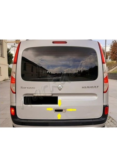 Renault Kangoo Krom Bagaj Açma 2008-2020 Paslanmaz Çelik
