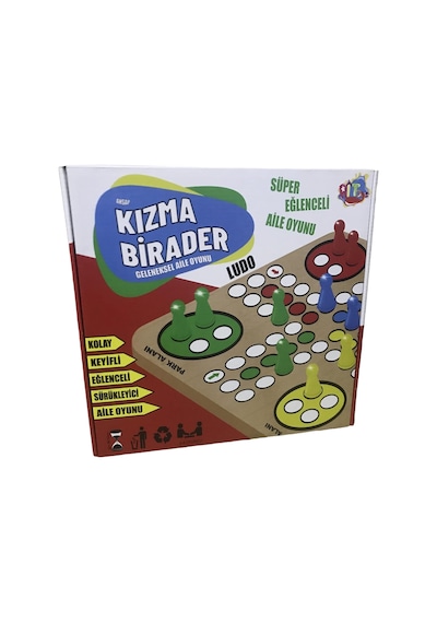 Ahşap Kızma Birader Geleneksel Aile Oyunu Standart