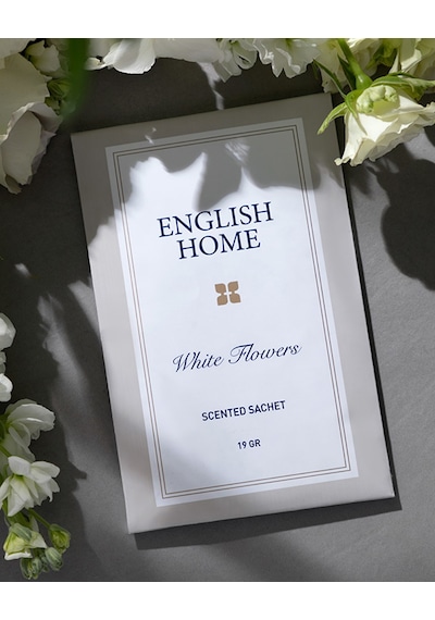 English Home Beyaz Çiçekler Kokulu Kese Beyaz Çiçek