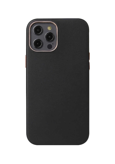Apple Uyumlu iPhone 12 Pro Max Kılıf Leathersafe Wireless Şarj Destekli Kılıf