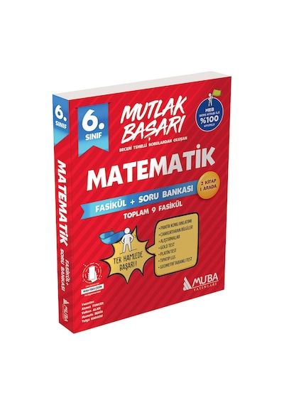 2051 - Mb 6.sınıf Matematik Fasikül+soru Bankası