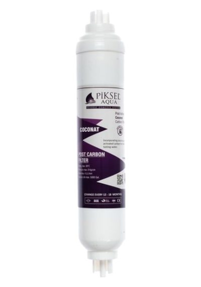 Piksel Aqua Tatlandırıcı Post Karbon Su Arıtma Cihazı Filtresi