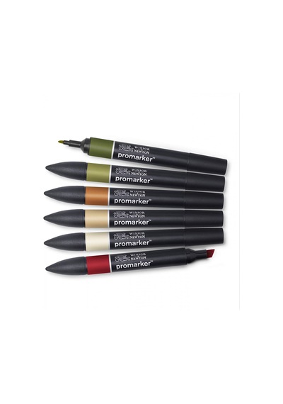 Winsor Newton Promarker 6'lı Landscape Tones / 0290117