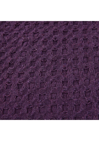 Soft Venna Çift Kişilik Yatak Örtüsü - Mor - 200x230 Cm Renkli