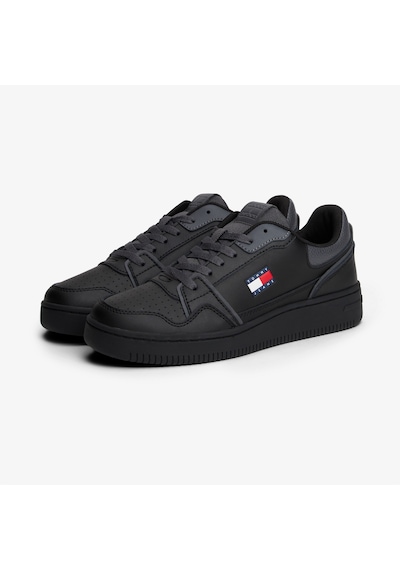Tommy Jeans Retro Basket Kadın Siyah Spor Ayakkabı En0en02839