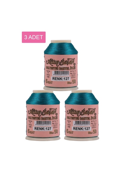 3 Adet Altınbaşak Oya Ve Dantel İpi 20 Gr - Royaleks - No: 127