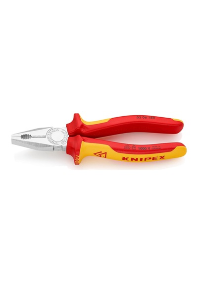 Knipex Kombine Pense, Krom Kaplama, Çok Bileşenli Manşonlarla Izo