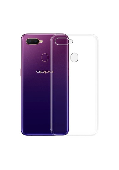 Oppo A12 Kılıf Lüx Şeffaf Silikon - Şeffaf Standart