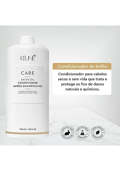 Care Satin Oil, Kuru Ve Cansız Saçlara Nemlendirici Etkili Saç Kremi, 1000 Ml