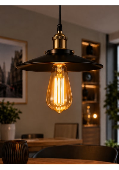 Rbr St64 Led Filament Ampul E27 4w 2500k Rustik Dekoratif Amber Cam
