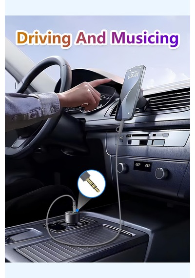 Type-c Ve Apple Uyumlu iPhone Lightning To 3.5mm Aux Dolanmaz Silikon Ses Kablosu 2 İn 1 Stereo Otg Mt2812