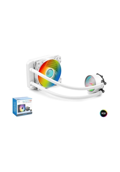 Nodar Nd2501 Sıvı Soğutma Fan 120 Argb 12cm Beyaz