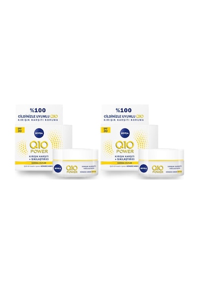 Nivea Q10 Power SPF 30 Gündüz Kremi 2 x 50 ML