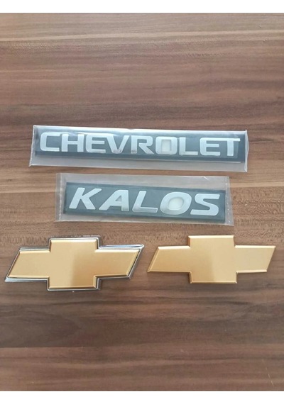 Kalos Hactback Ön+arka Arma +kalos+chevrolet Yazı 2003-2008 Arka Arma Logo Amblem