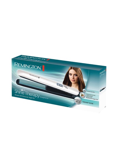 Shine Therapy Saç Düzleştirici - Daha Fazla Parlaklık İçin Mikroaktif İçerikli Seramik Kaplama - Fas Argan Yağı Ve E Vitamini, Lcd Ekran, 150-230 C, S8500