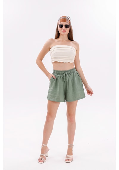 Genius Store Genıus Store Kadın Şort Aerobin Pamuklu Cepli Çekmez Kumaş Beli Lastikli Şort Yeşil Genius Store Genıus Store Kadın Şort Aerobin Pamuklu Cepli Çekmez Kumaş Beli Lastikli Şort Yeşil