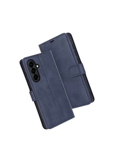 Newface Samsung Galaxy S25 Fe Trend S Plus Kapaklı Kılıf - Lacivert