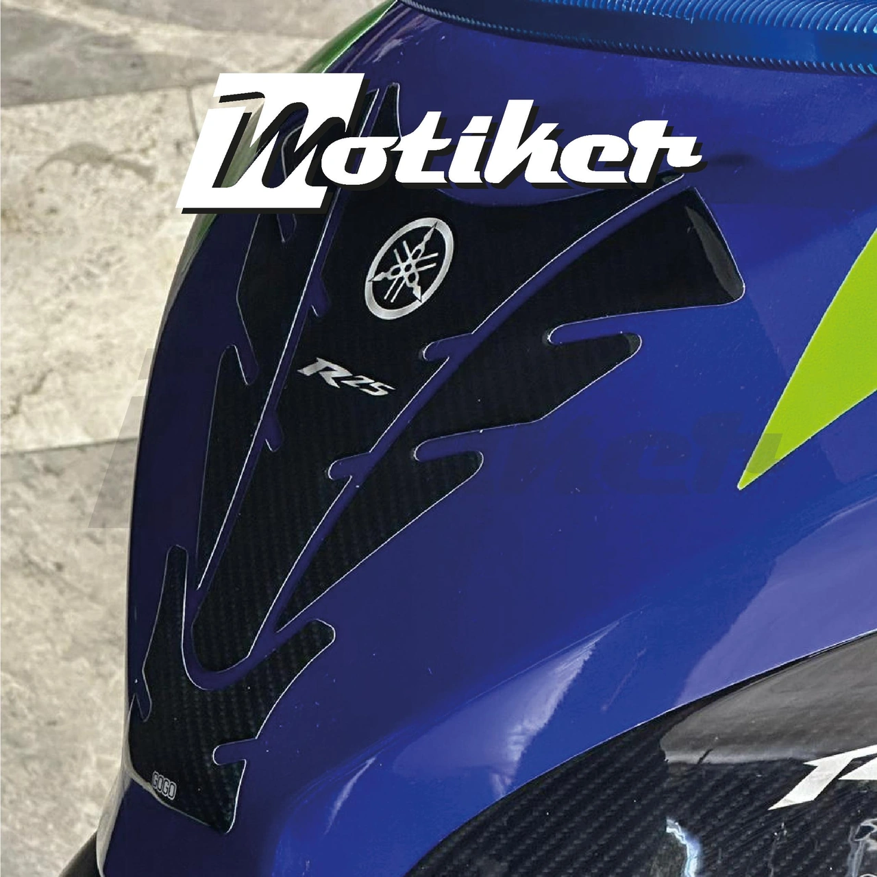 Yamaha Yzf-r25 Tankpad 2019-2024 Karbon Damla Sticker Etiket Mode