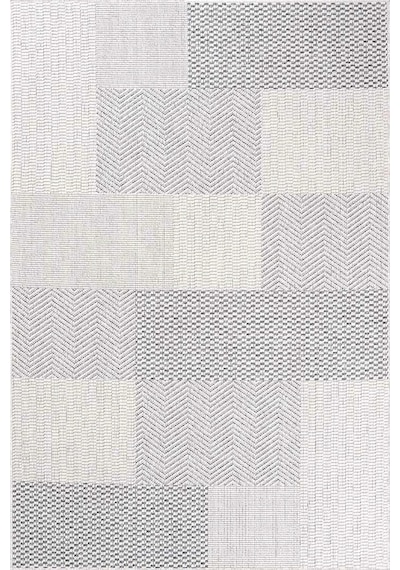 Hoom Rugs Sahra 9907 Gri İskandinav Halı Gri Beyaz