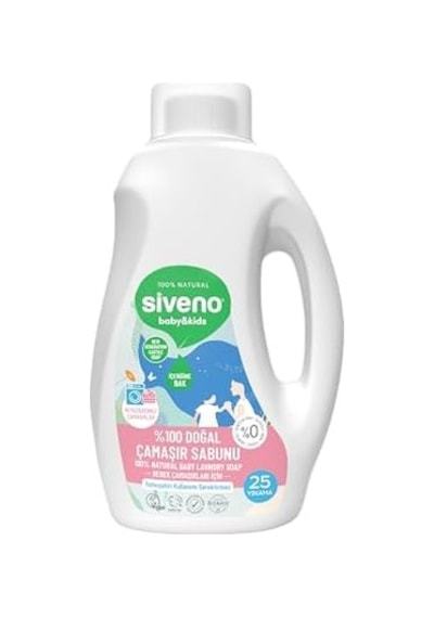 %100 Doğal Bebek Çamaşır Sabunu Kendinden Yumuşatıcılı Bitkisel Deterjan Konsantre Vegan 750 Ml 1000'li Set